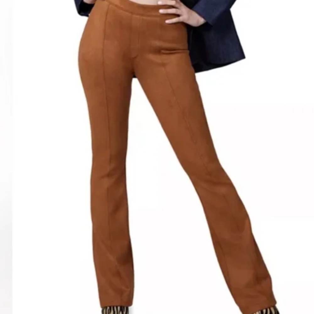 SPANX Faux Suede Flare Pant NWT